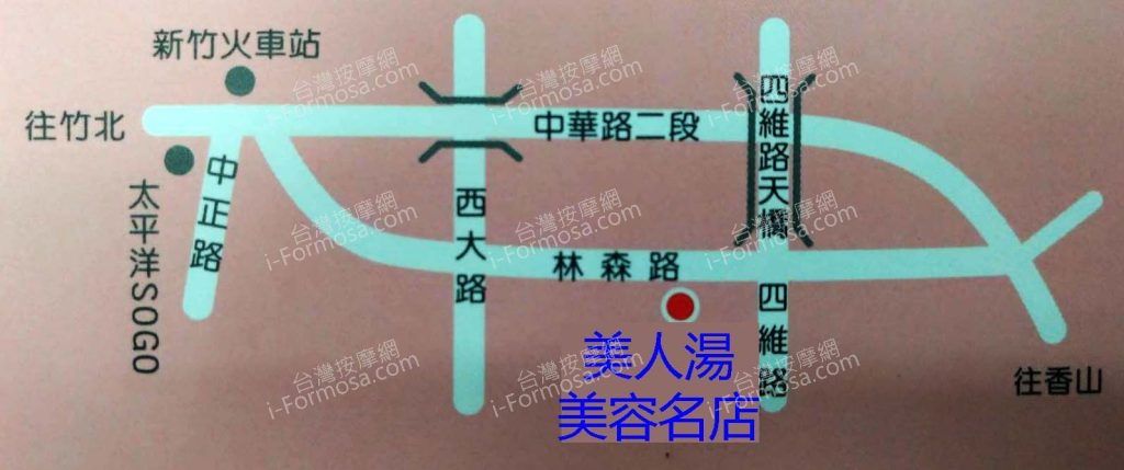 美人湯SPA美容名店map 1 1024x429